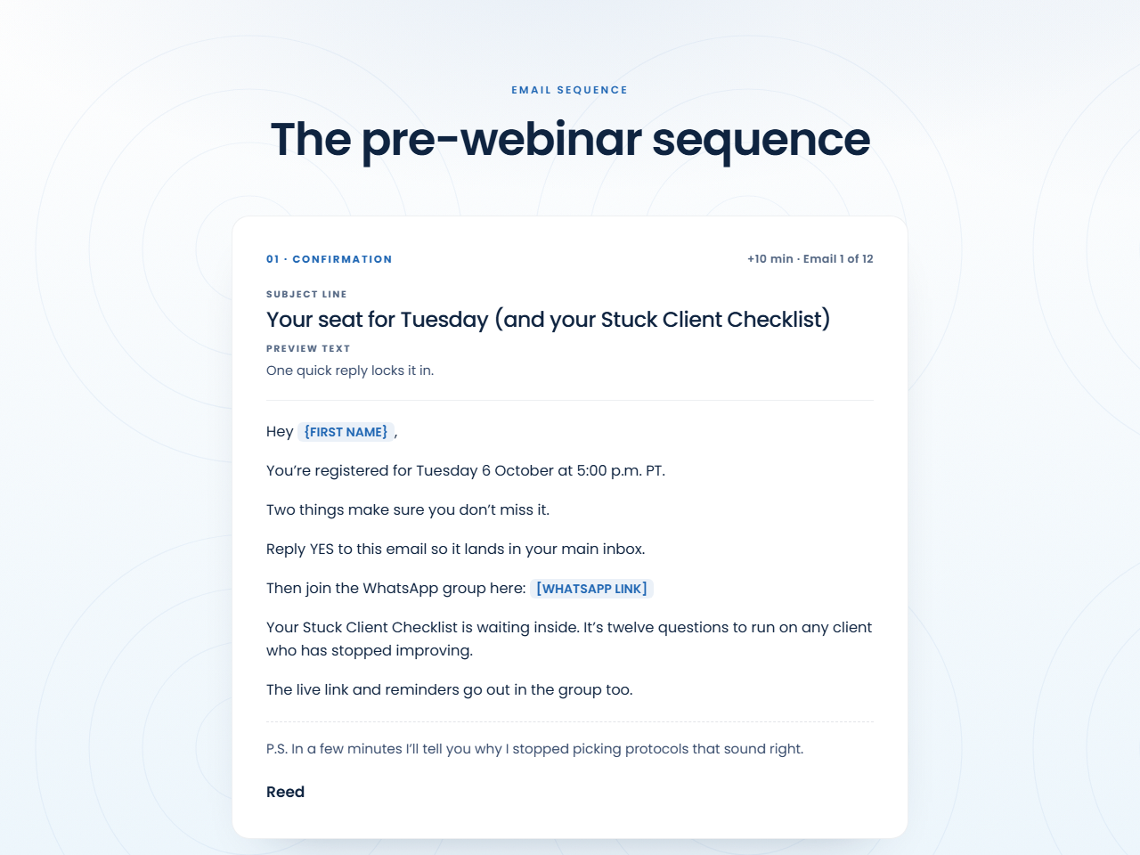 Pre-webinar preview